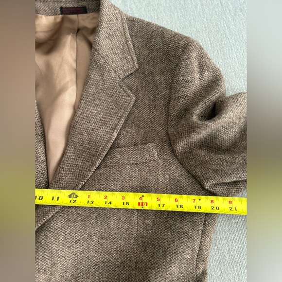 Alexander Shields 60s Vintage Tan Wool Tweed Sport  Size 40 Short - Picture 14 of 17